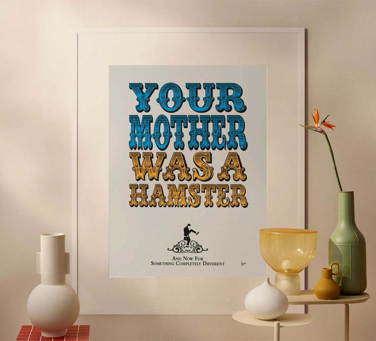 No014 My Silly Quote Poster poster de Silly Art
