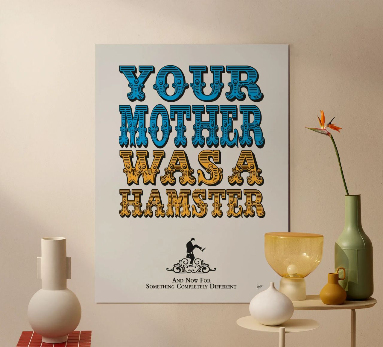 No014 My Silly Quote Poster poster de Silly Art