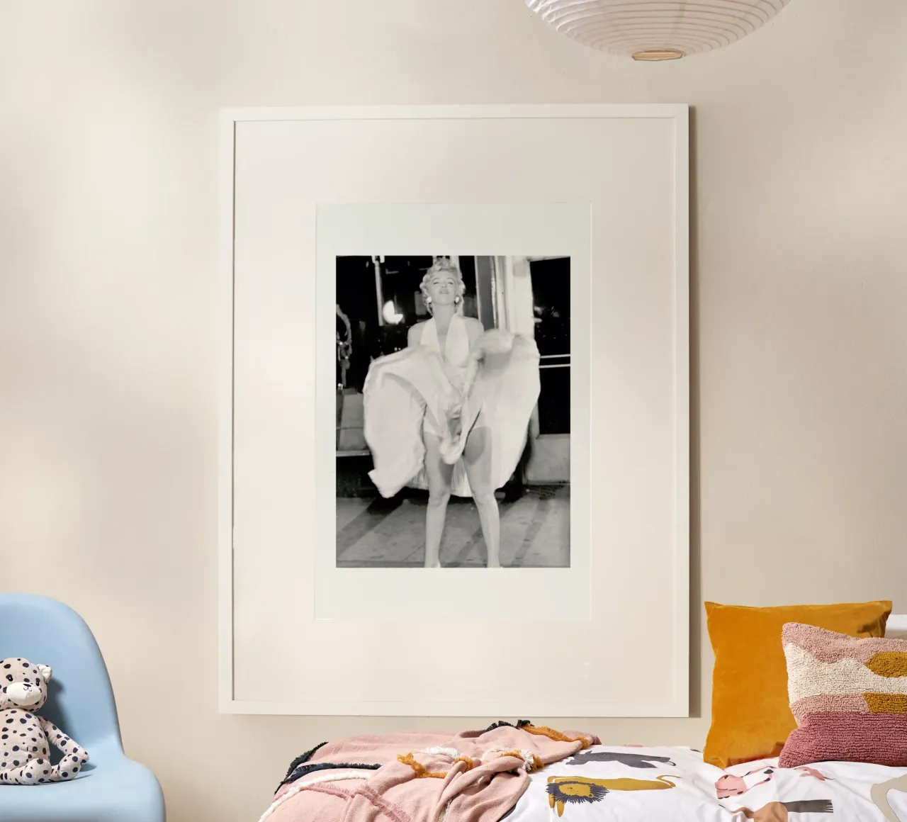 Marilyn Monroe, 1954 Seven Year Itch carta hahnemühle da Gallery Print and Art Limited