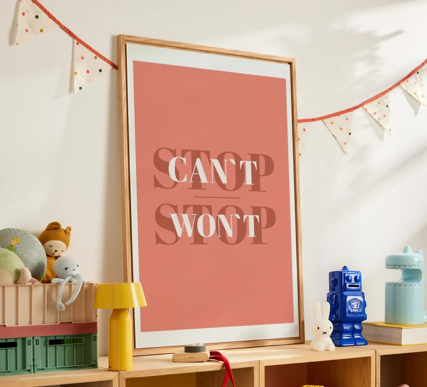 Can't Stop Won't Stop acryl van Ayleen