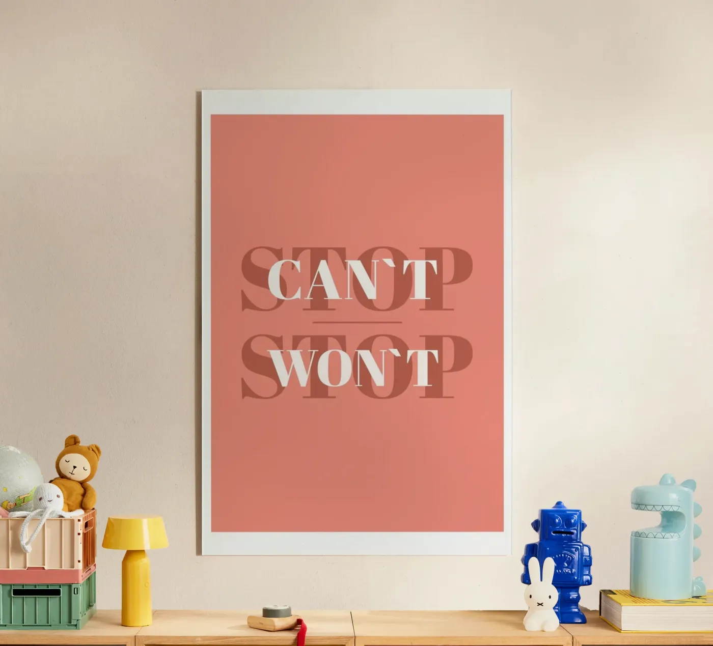 Can't Stop Won't Stop acryl van Ayleen