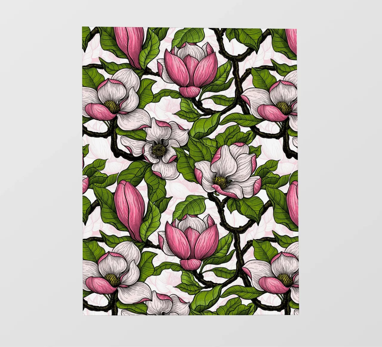 Magnolia in fiore telo in pvc da Painted Nature