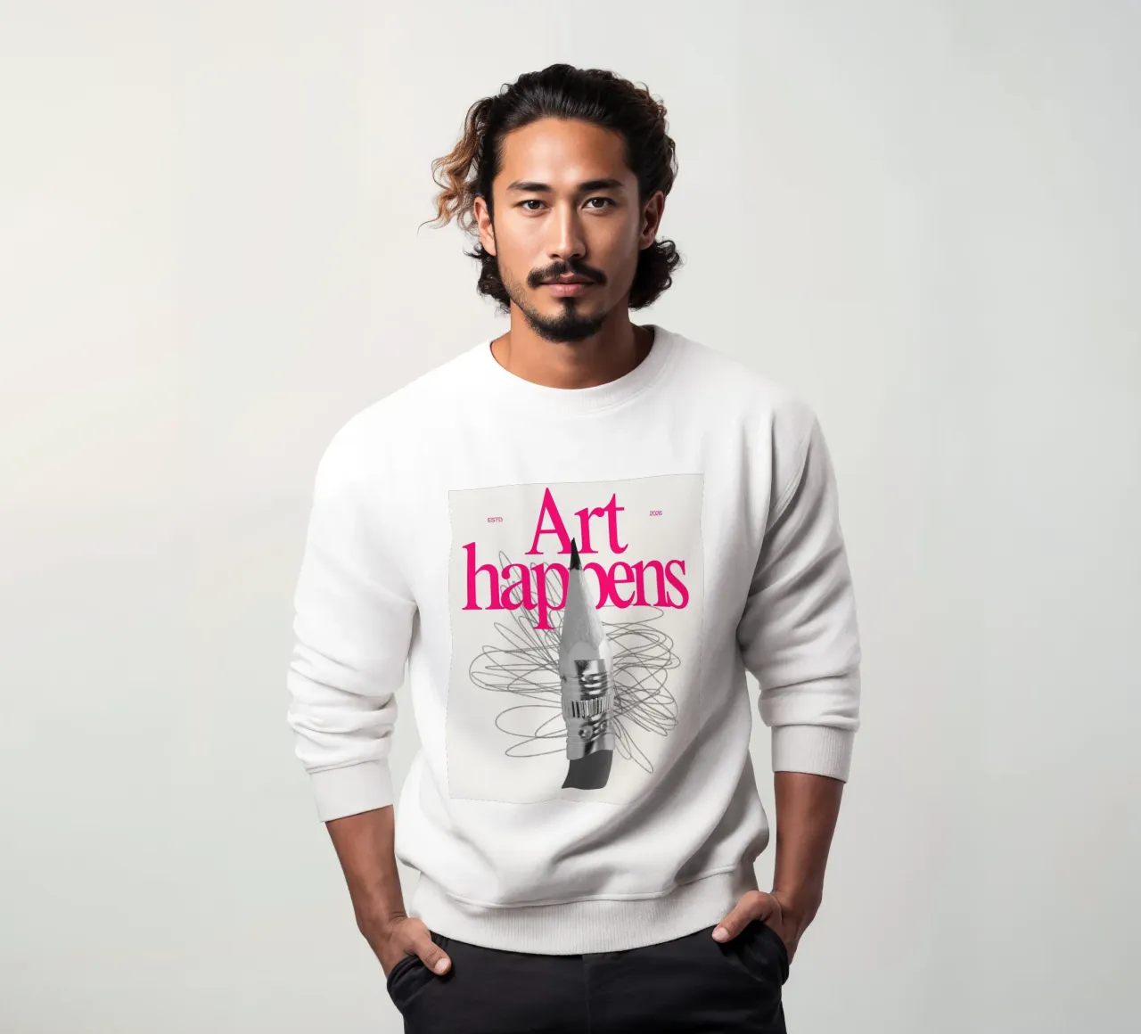 ART HAPPENS felpa da Einfach Uebel