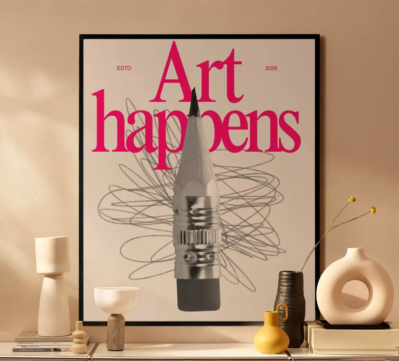 ART HAPPENS poster da Einfach Uebel