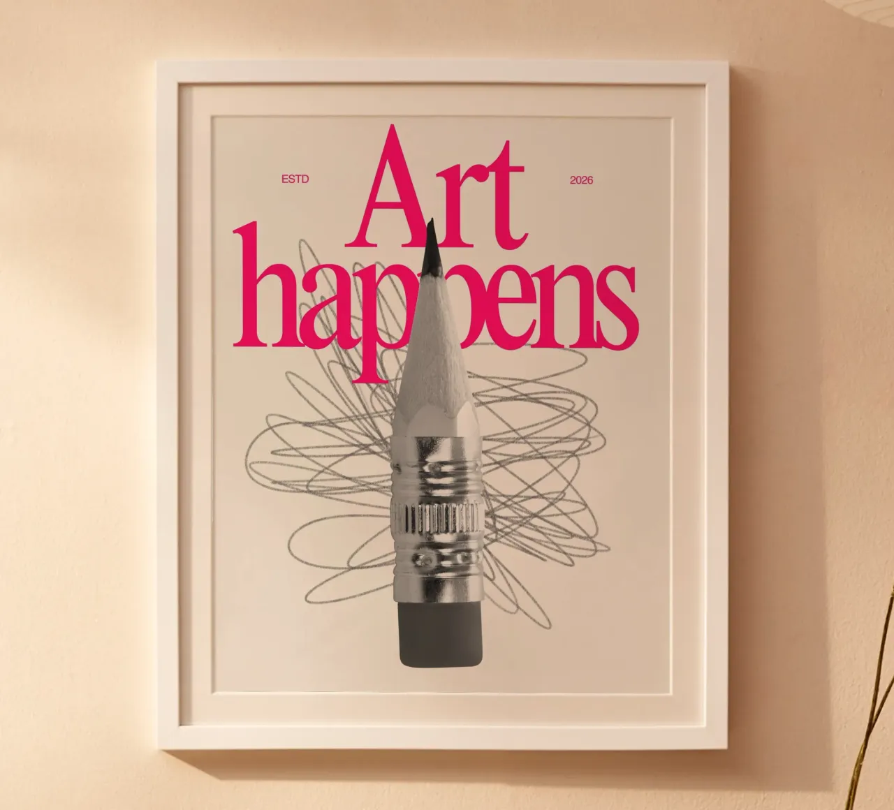 ART HAPPENS poster da Einfach Uebel