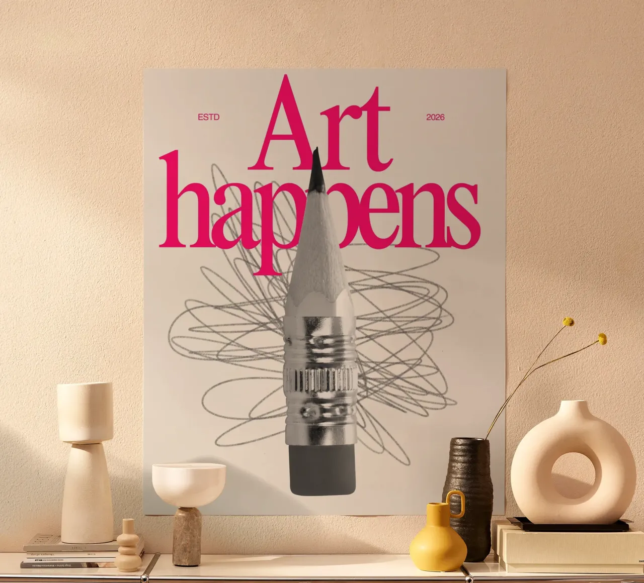 ART HAPPENS poster da Einfach Uebel