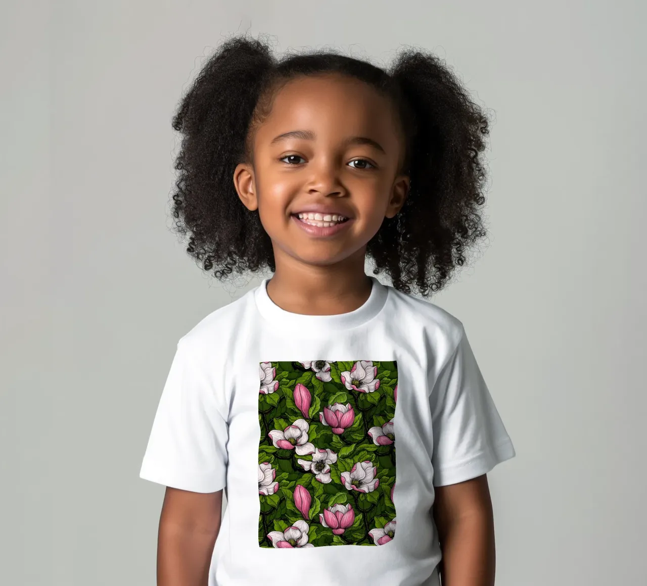 Magnolia en fleurs t-shirt enfant de Painted Nature