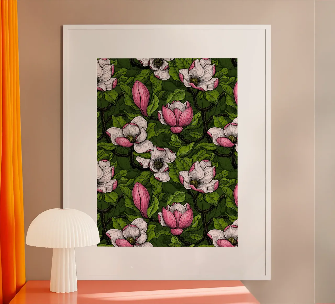 Magnolia in fiore carta hahnemühle da Painted Nature