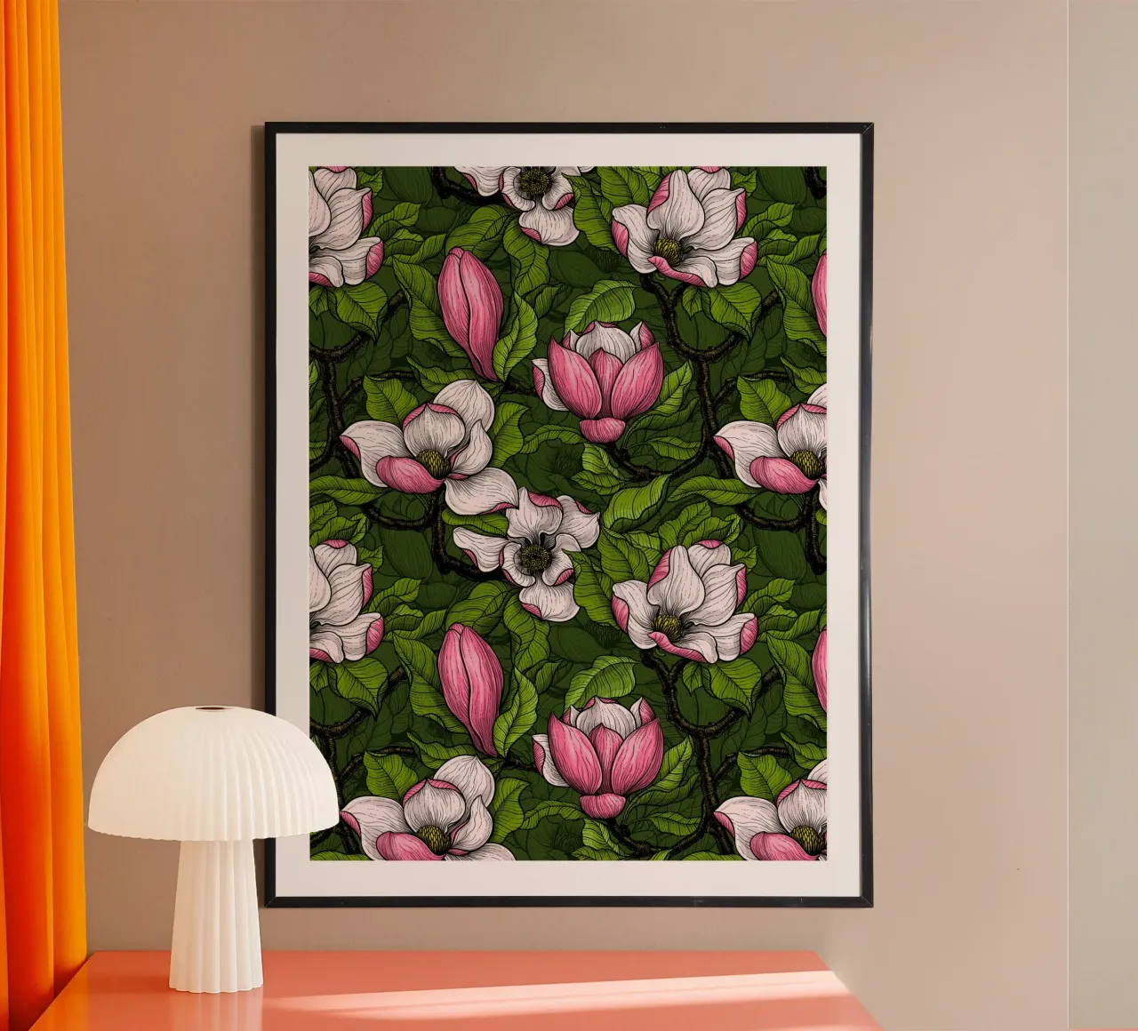 Magnolia in fiore carta hahnemühle da Painted Nature