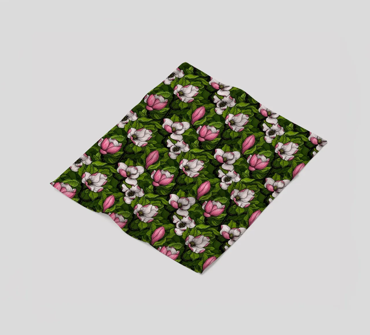 Magnolia in fiore coperta in pile da Painted Nature
