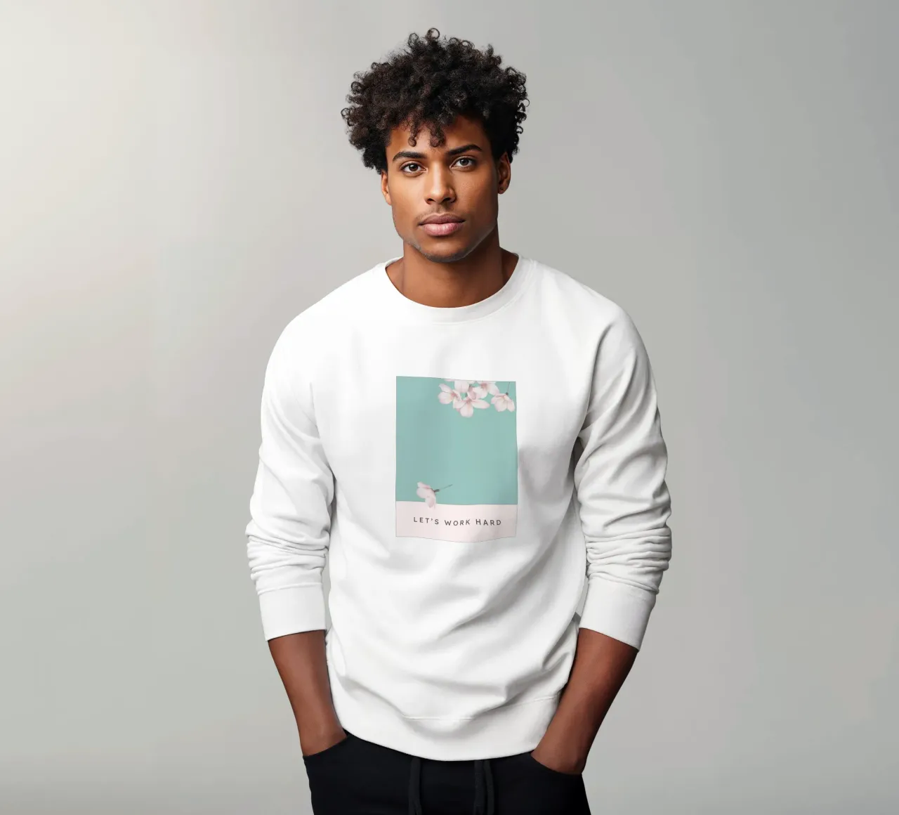LET‘S WORK HARD sweatshirt van Einfach Uebel