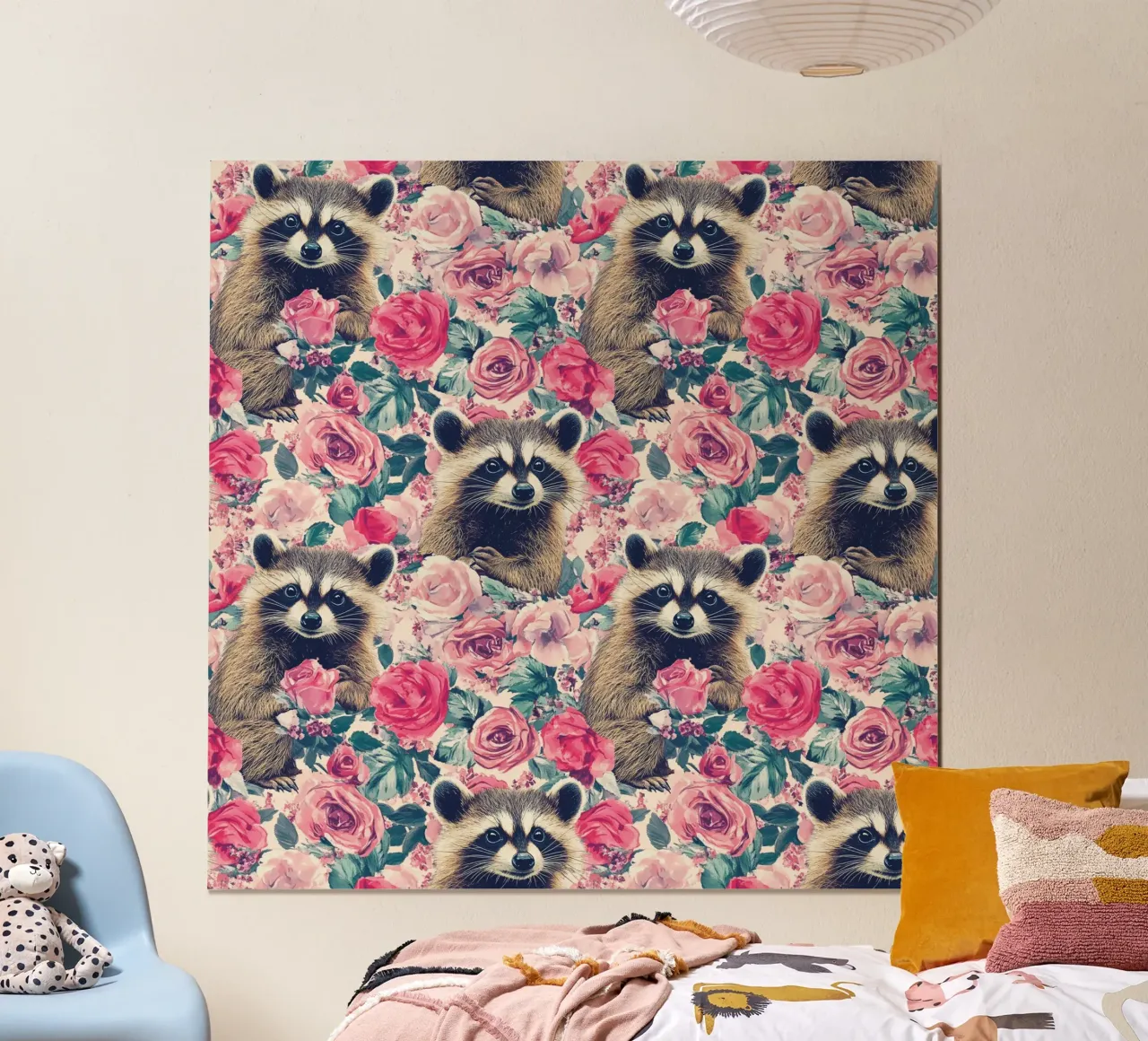 Racoons and Roses carta hahnemühle da Sunflower Soul Studio
