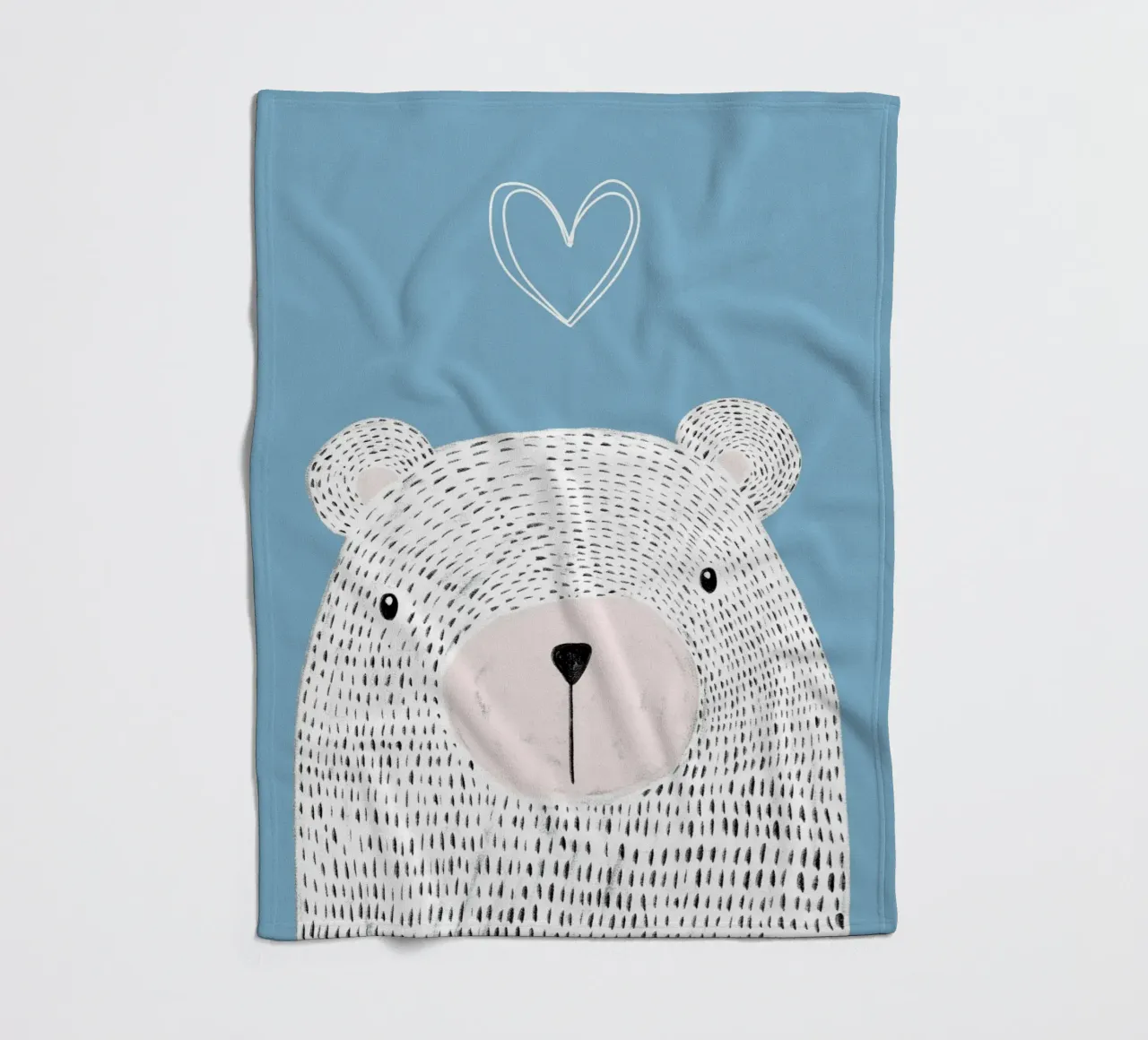 Kleiner Bär mit Herz coperta in pile da BAINAI KIDS