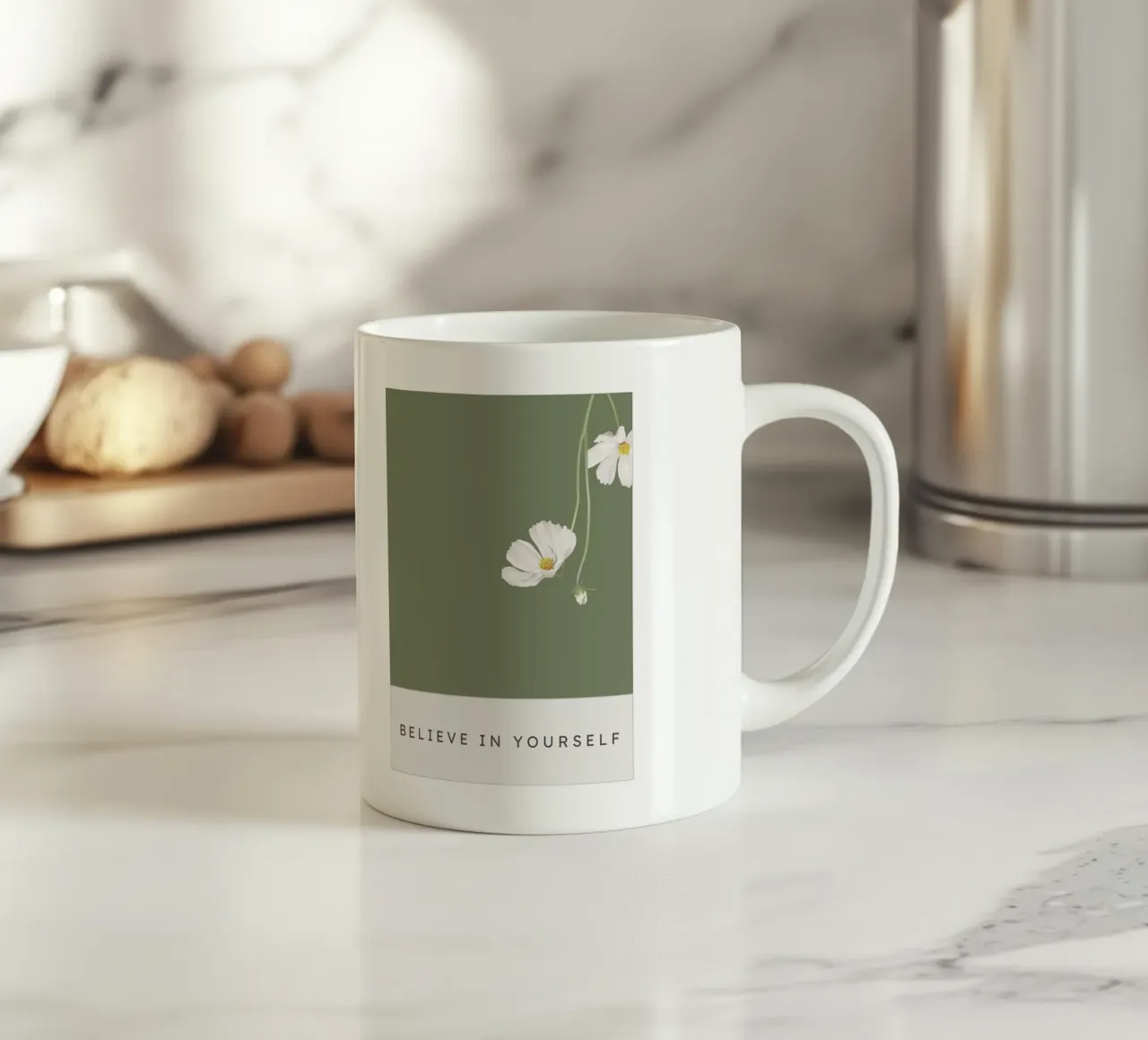 BELIEVE IN YOURSELF tazza in ceramica da Einfach Uebel