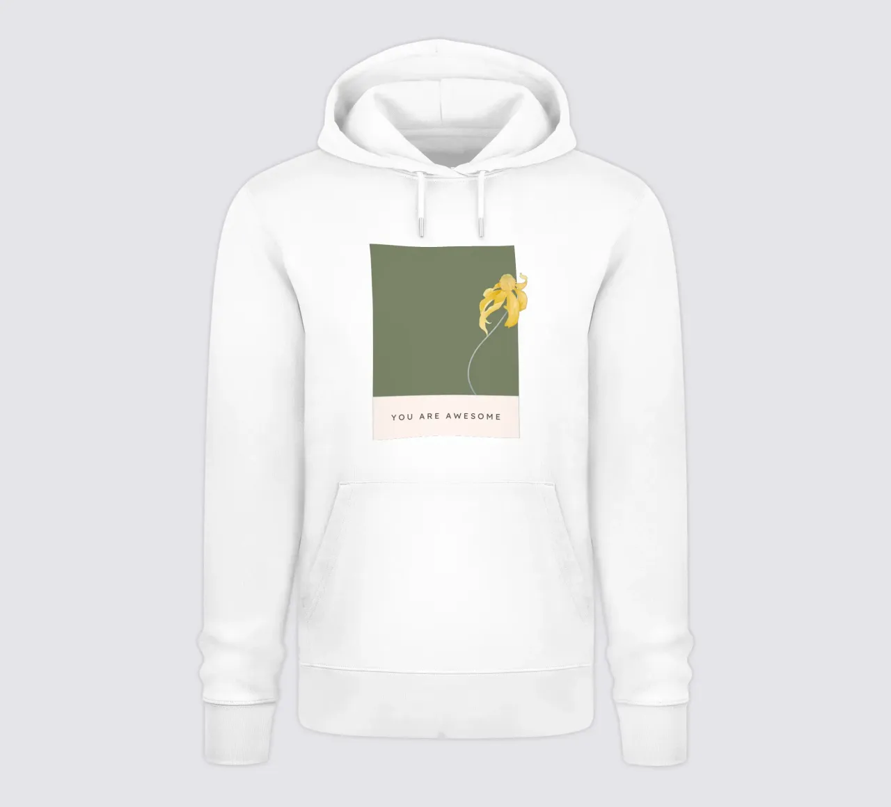 YOU ARE AWESOME felpa con cappuccio da Einfach Uebel