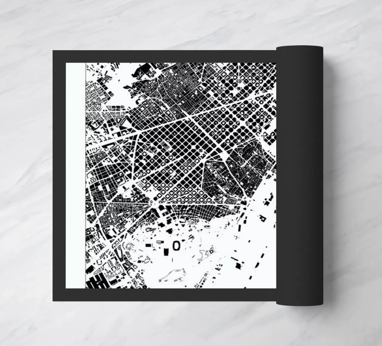 Barcelona zerbino da The Cartography Collection