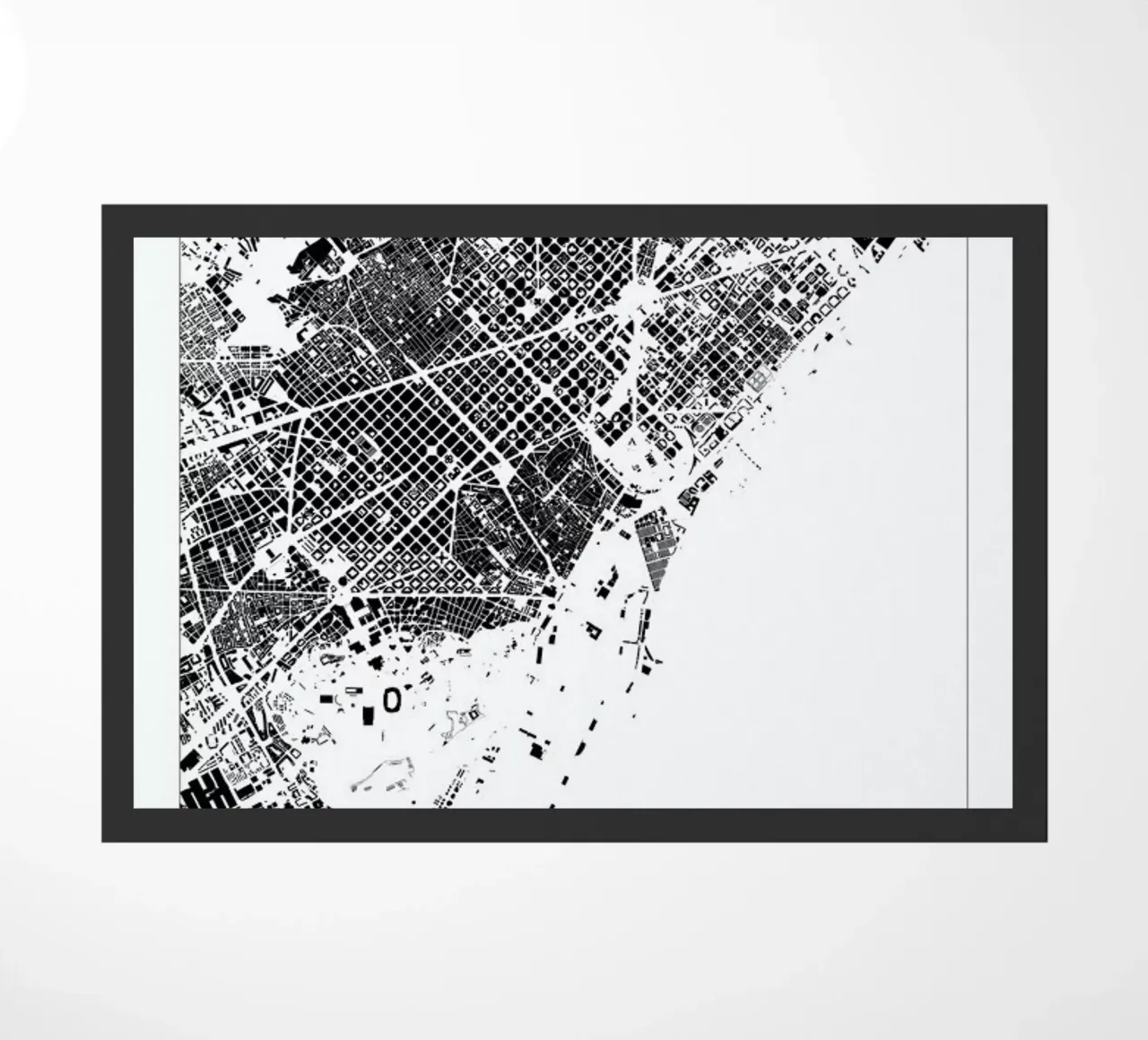 Barcelona zerbino da The Cartography Collection