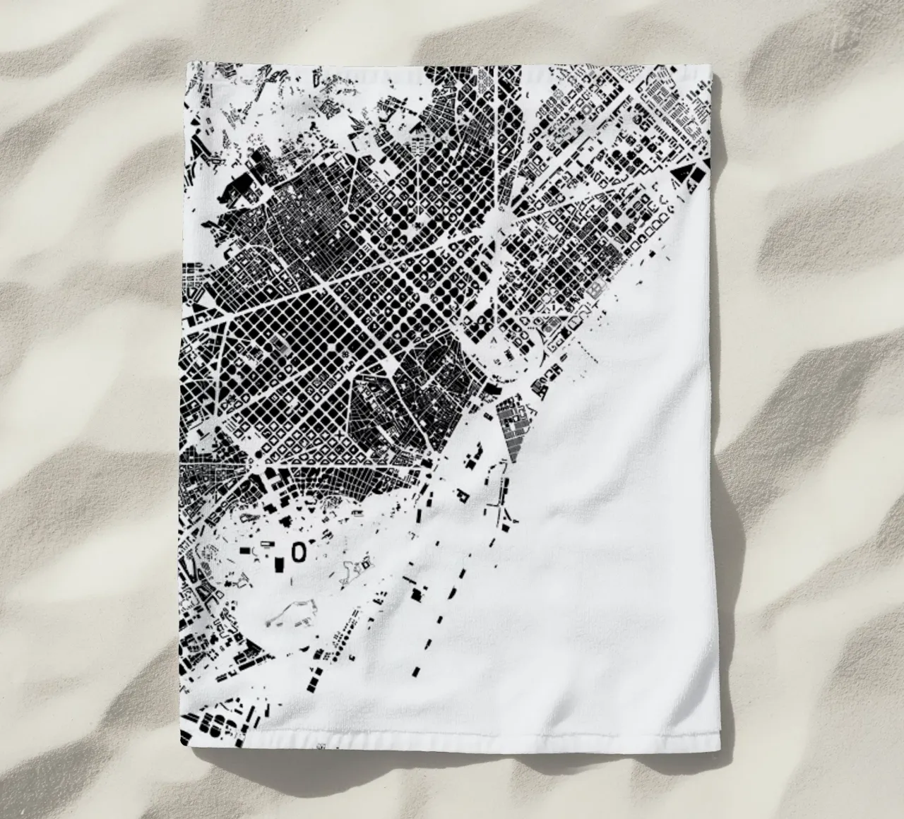 Barcelona telo mare da The Cartography Collection