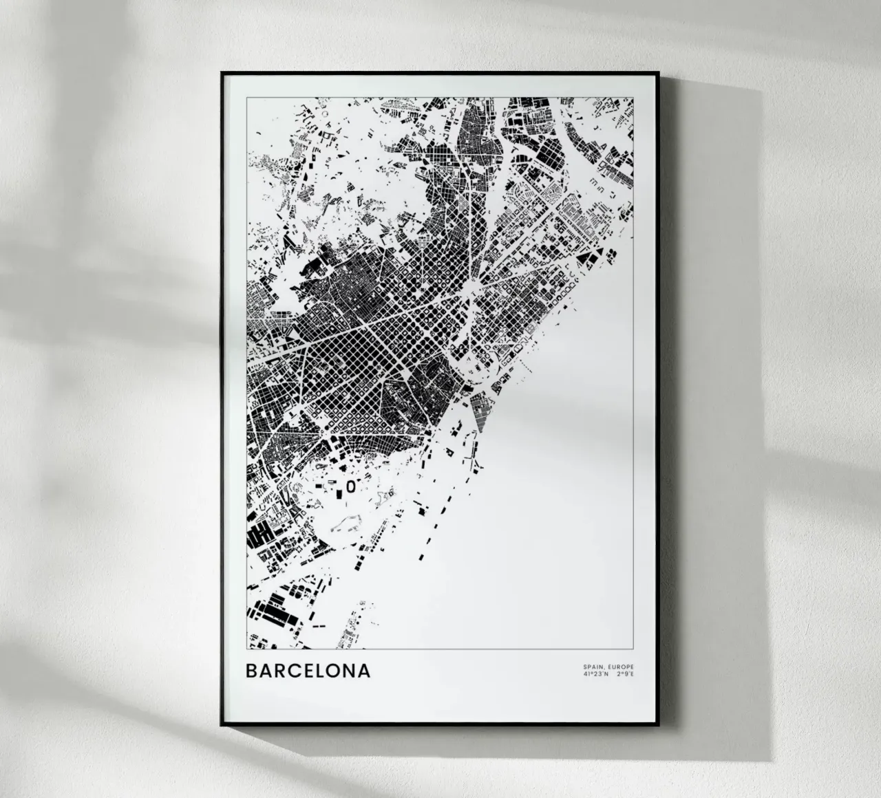 Barcelona plexiglass da The Cartography Collection