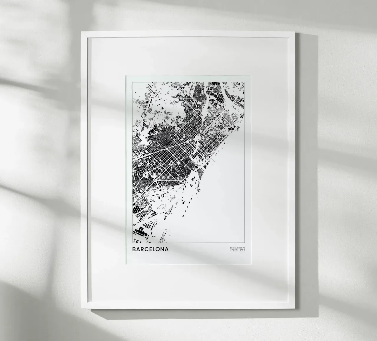 Barcelona poster da The Cartography Collection