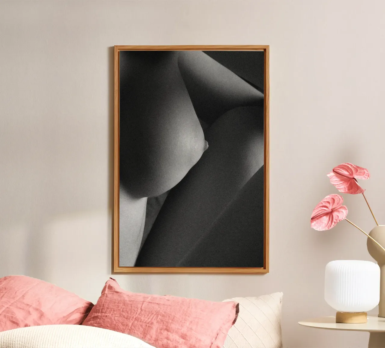 Breast in profile alluminio dibond da Dave Hare Photography