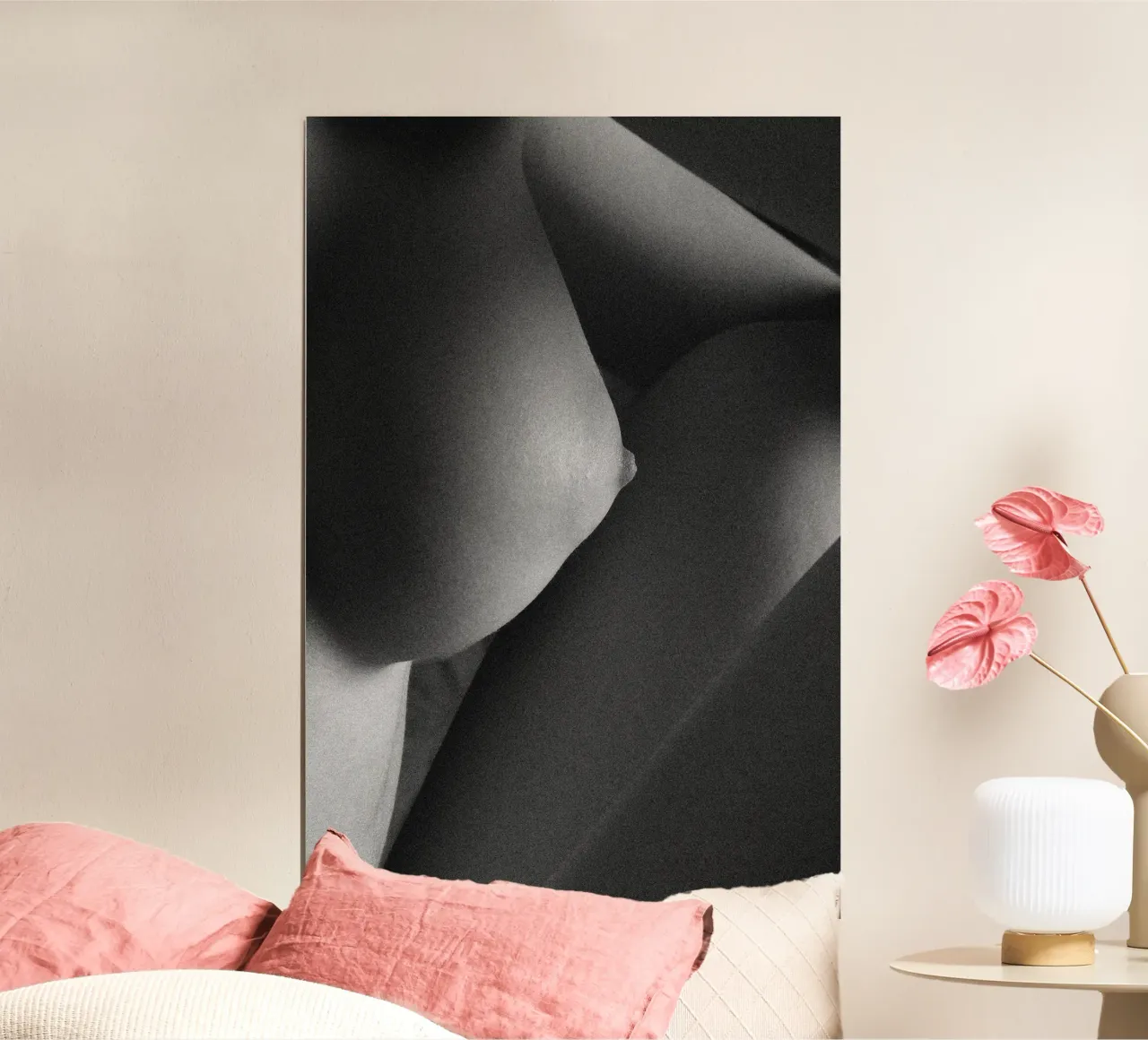 Breast in profile carta hahnemühle da Dave Hare Photography