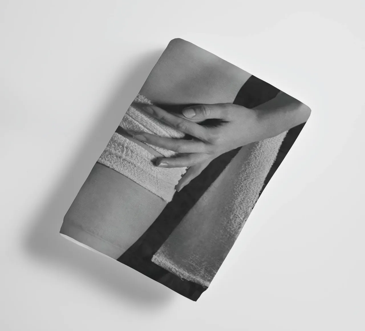 Bandaged Girl towel by Dave Hare Photography