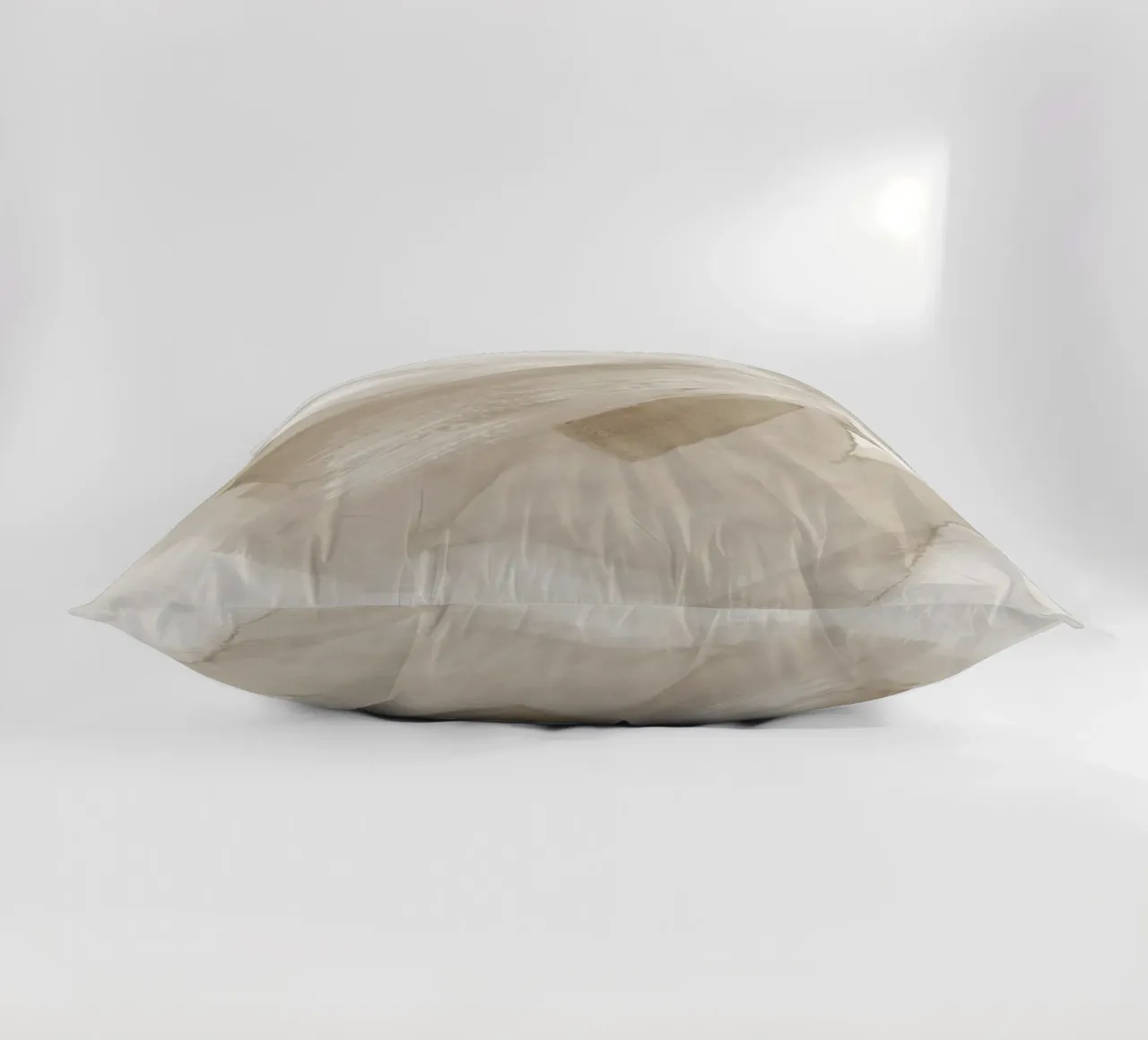Pennellate di beige 2 cuscino da NouveauPrints