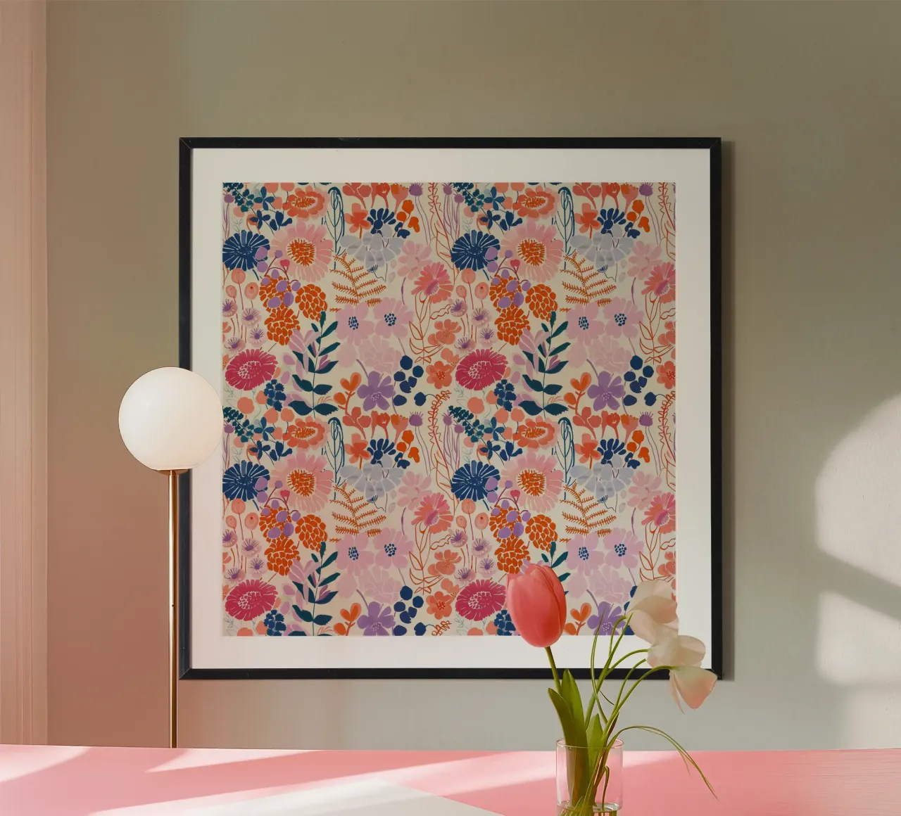 Abstract Garden poster da Sunflower Soul Studio