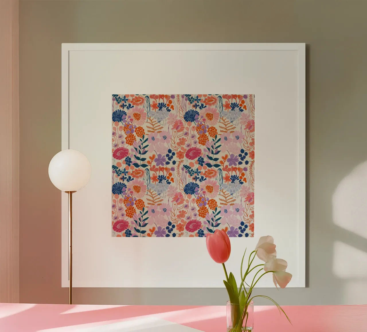 Abstract Garden poster da Sunflower Soul Studio