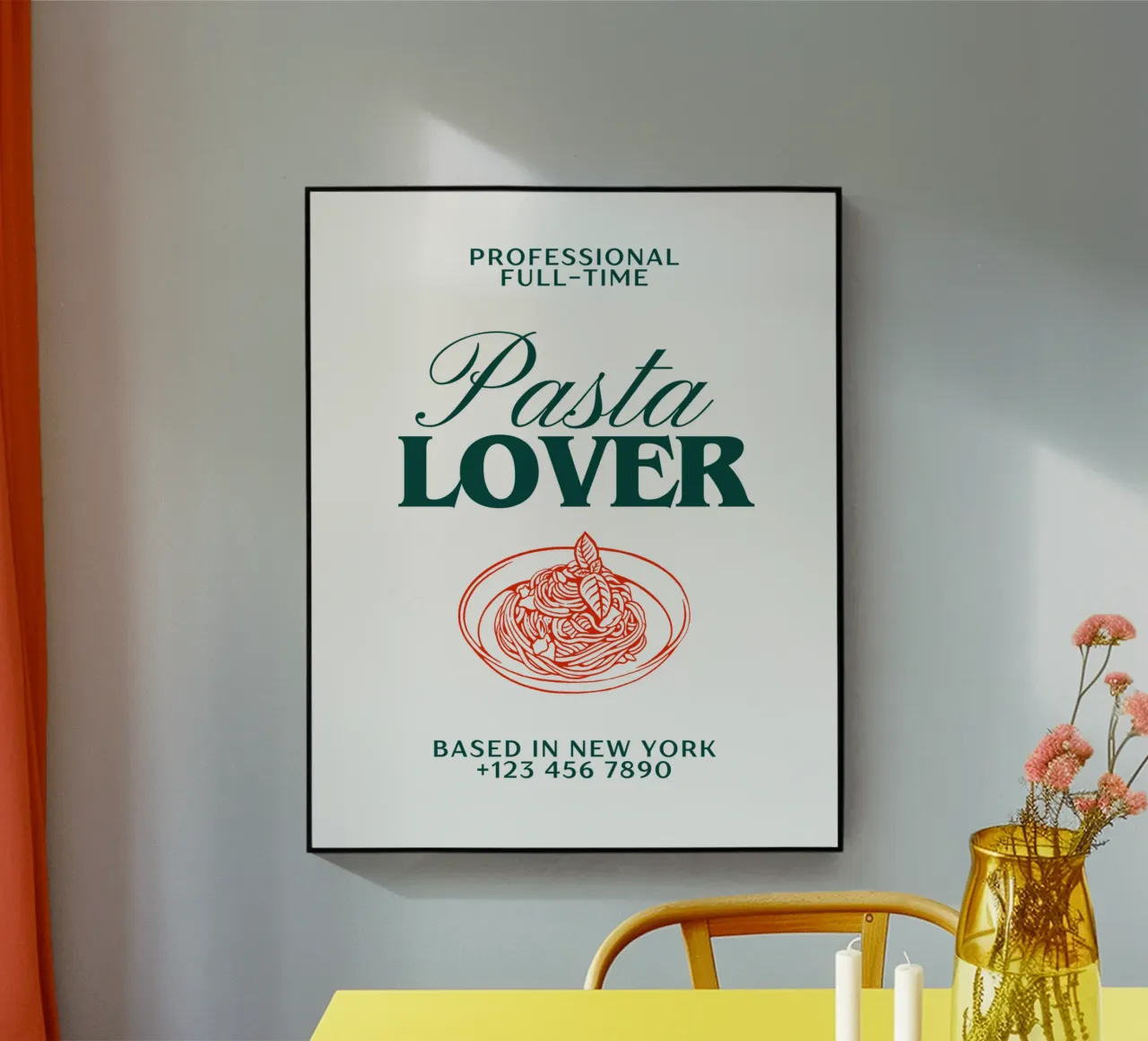 PASTA LOVER plexiglass da Einfach Uebel