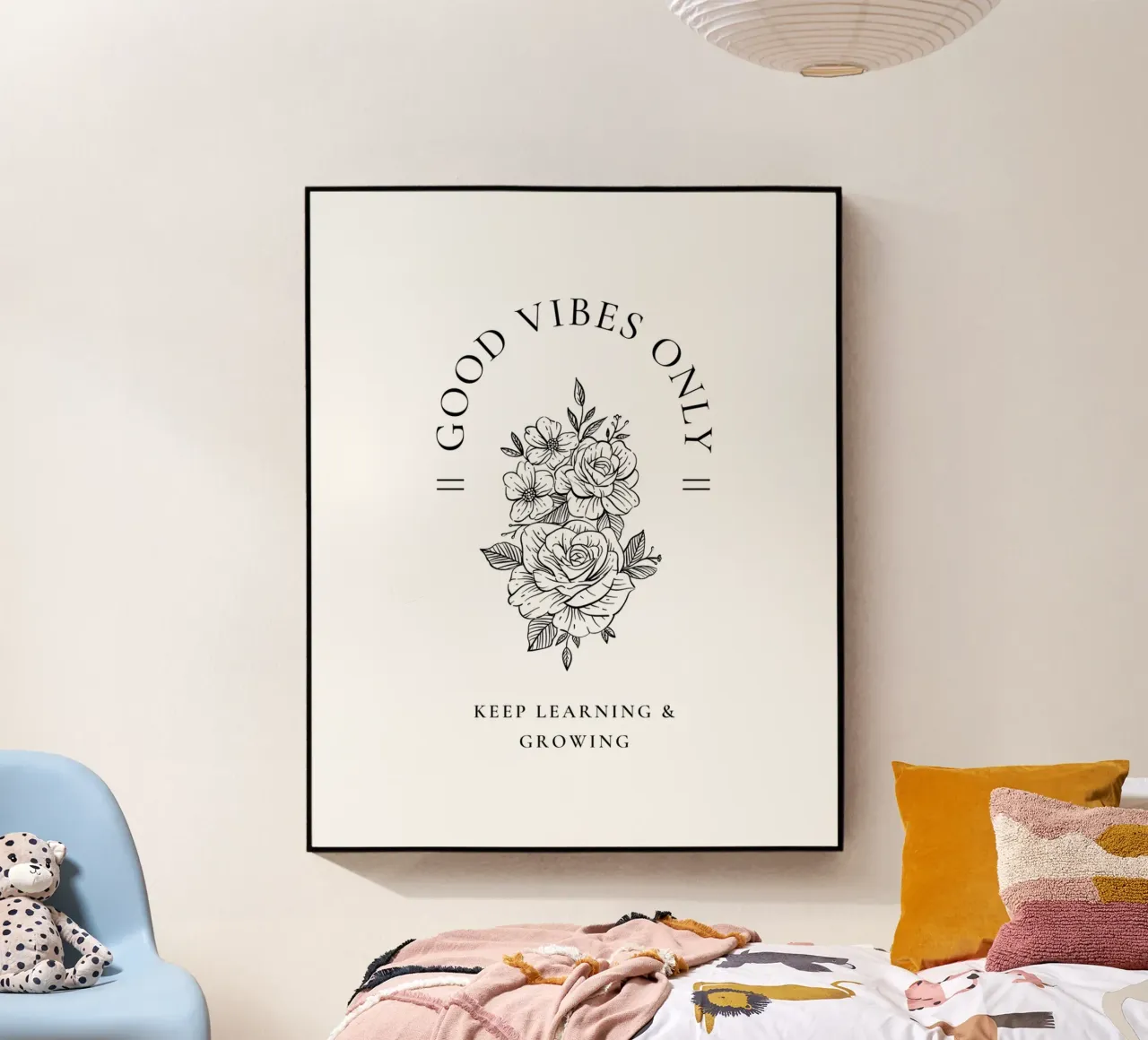 GOOD VIBES ONLY plexiglass da Einfach Uebel