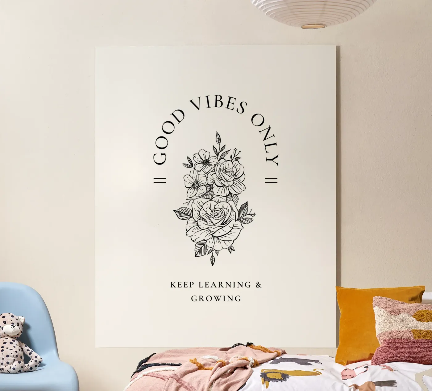 GOOD VIBES ONLY acryl van SMRT STUDIO