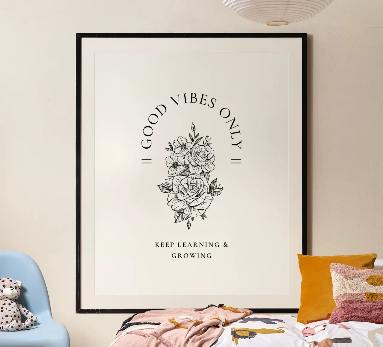 GOOD VIBES ONLY carta hahnemühle da Einfach Uebel