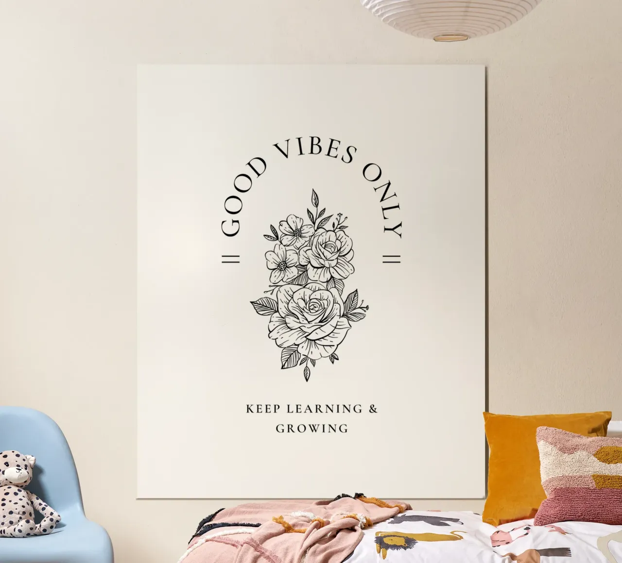 GOOD VIBES ONLY carta hahnemühle da Einfach Uebel