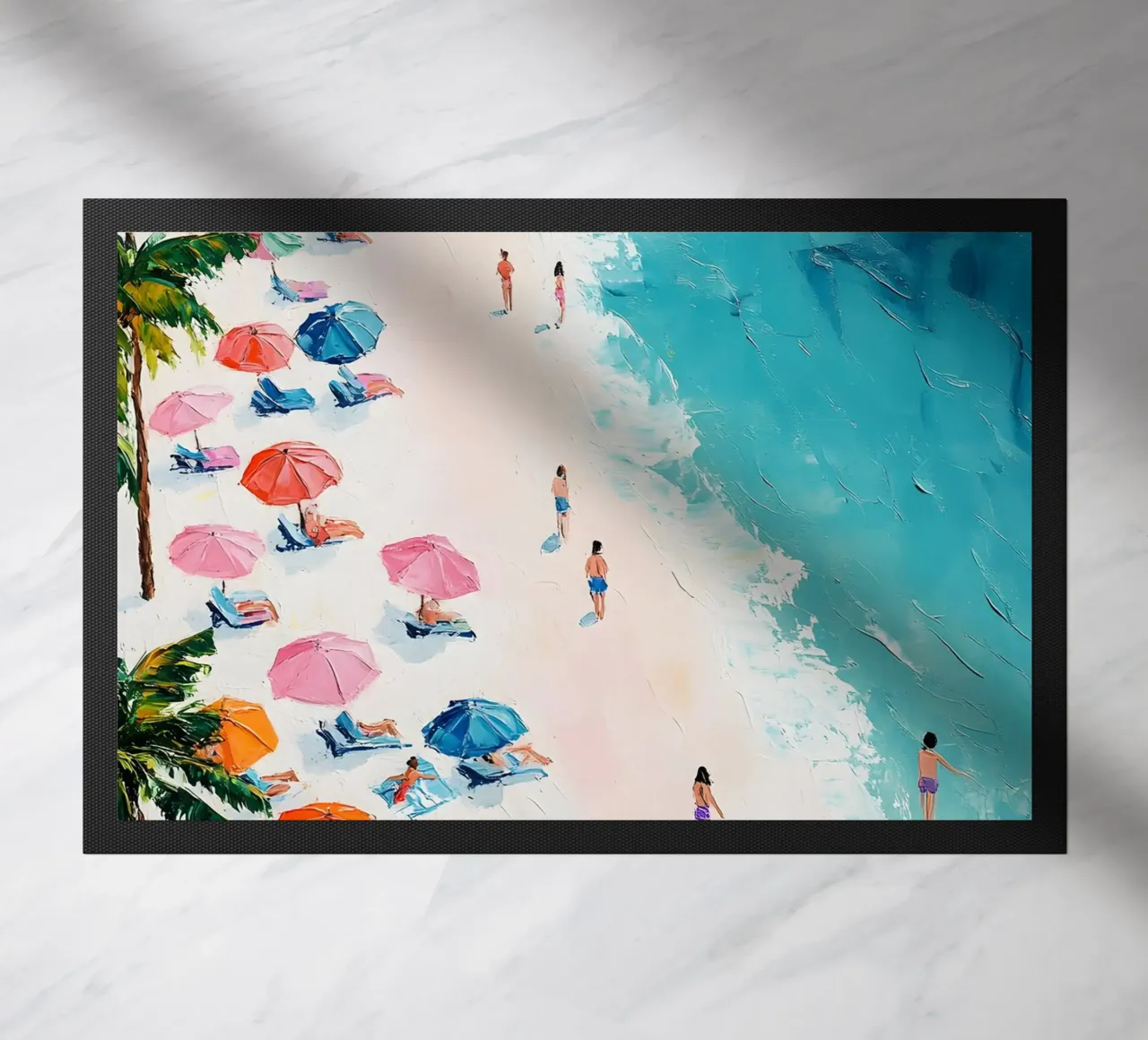 The Beach doormat by Gypsy Galleria