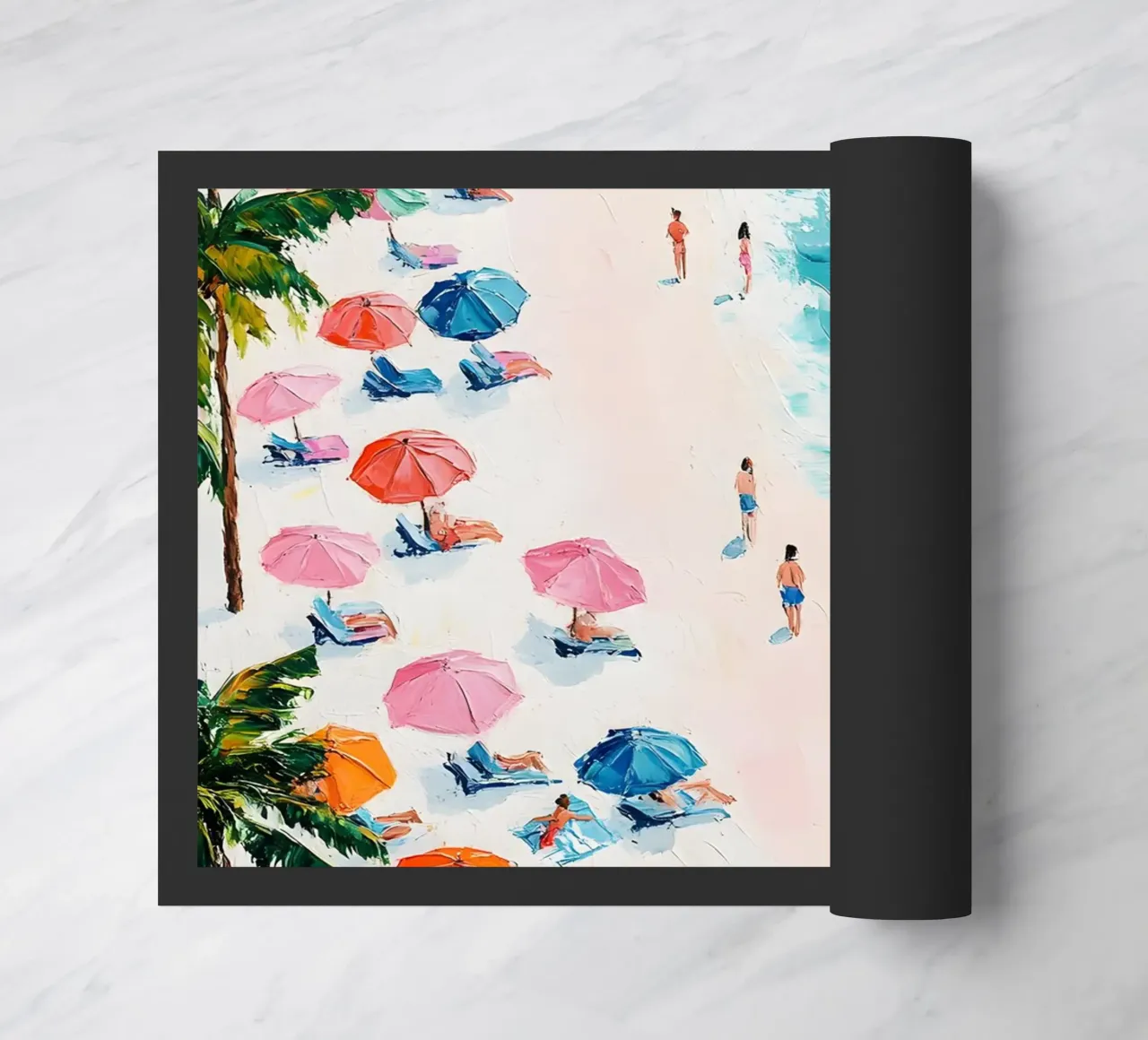 The Beach doormat by Gypsy Galleria