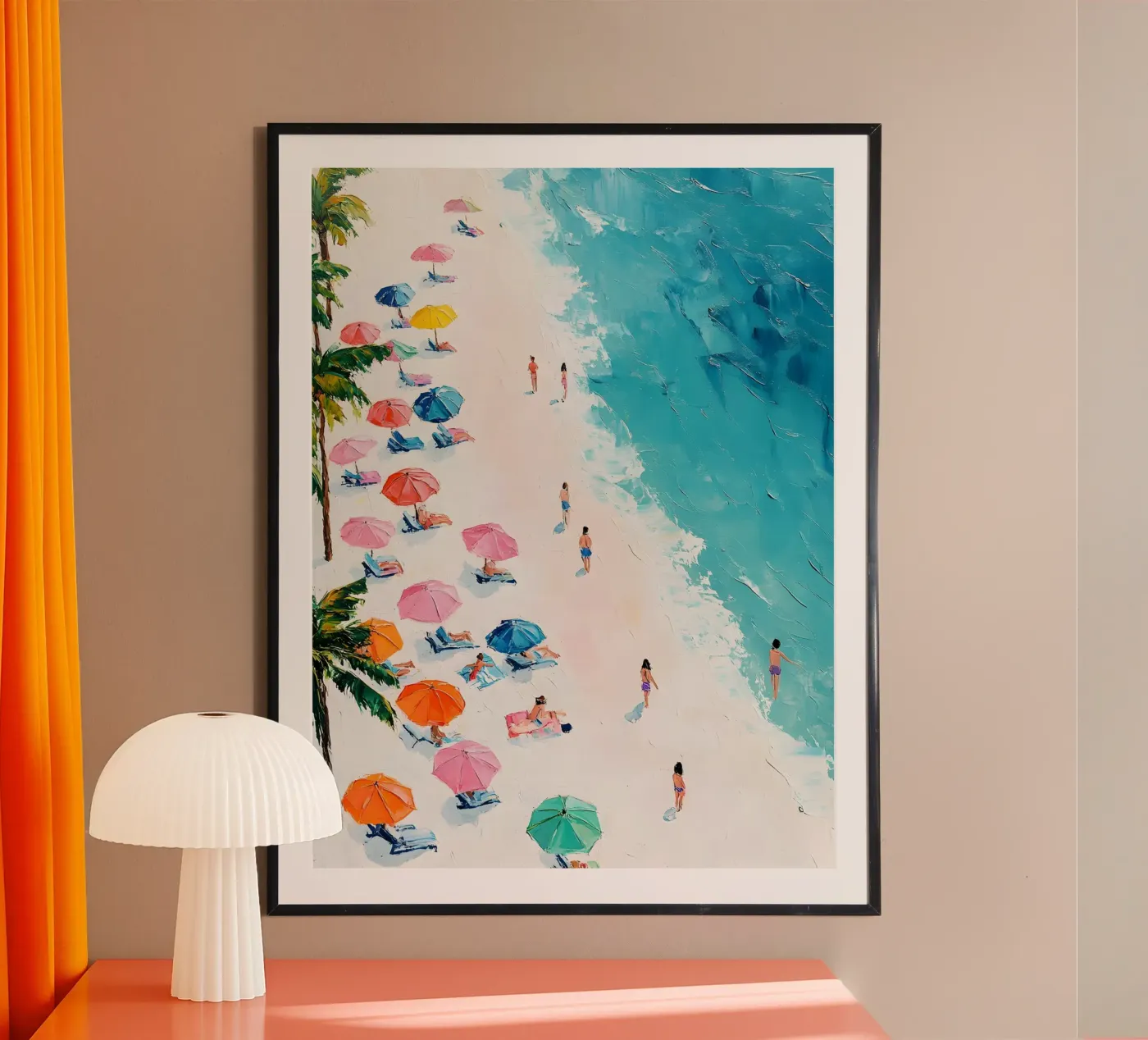 The Beach Poster von Gypsy Galleria