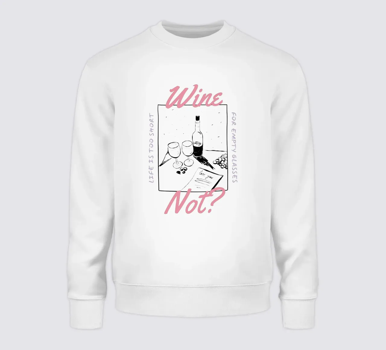 WINE NOT? felpa da Einfach Uebel