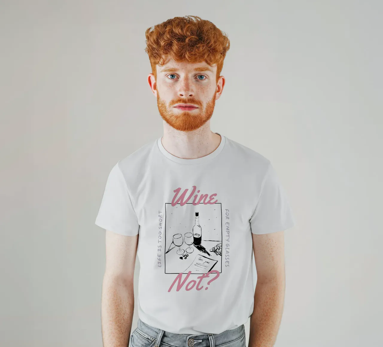 WINE NOT? t-shirt da Einfach Uebel