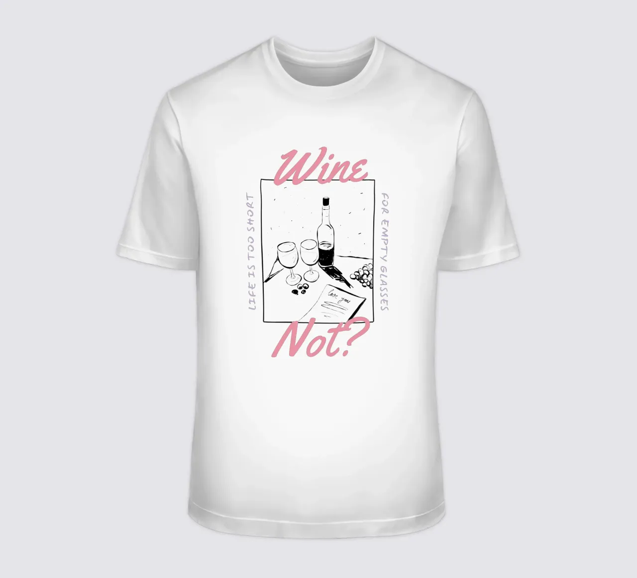 WINE NOT? t-shirt da Einfach Uebel