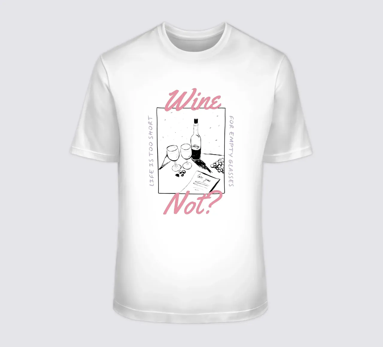 WINE NOT? t-shirt da Einfach Uebel