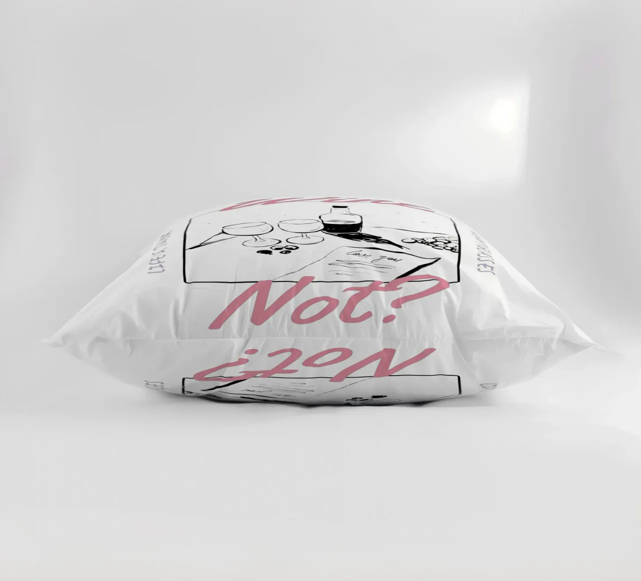 WINE NOT? cuscino da Einfach Uebel