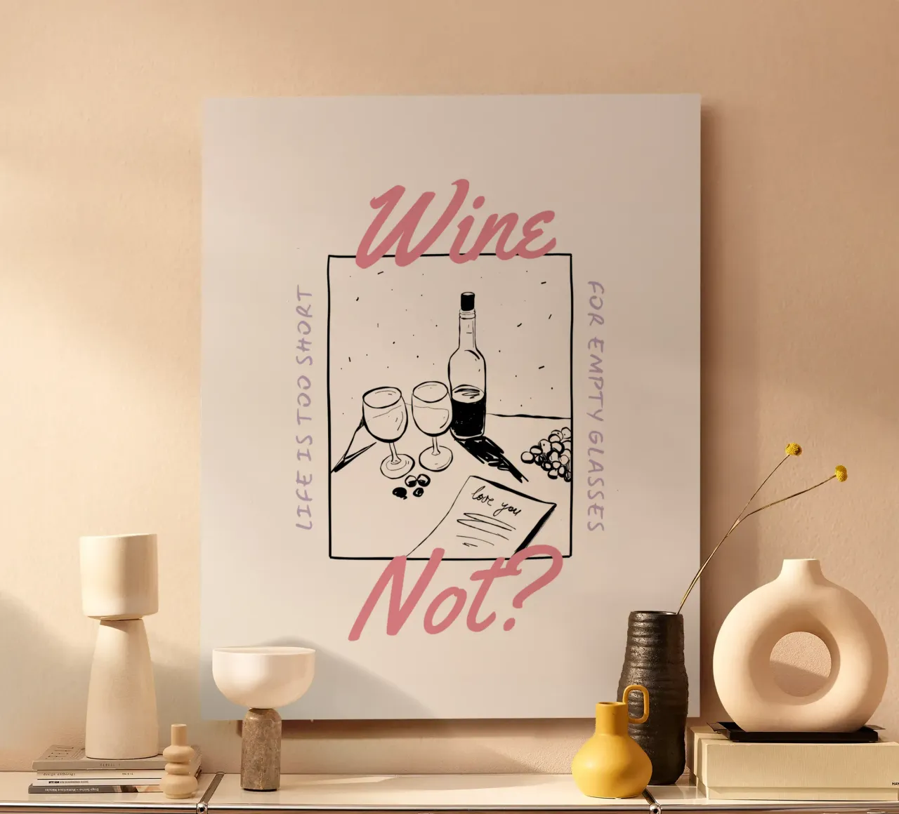 WINE NOT? alluminio dibond da Einfach Uebel
