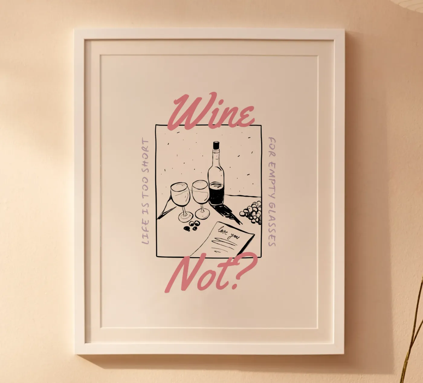 WINE NOT? poster da SMRT STUDIO
