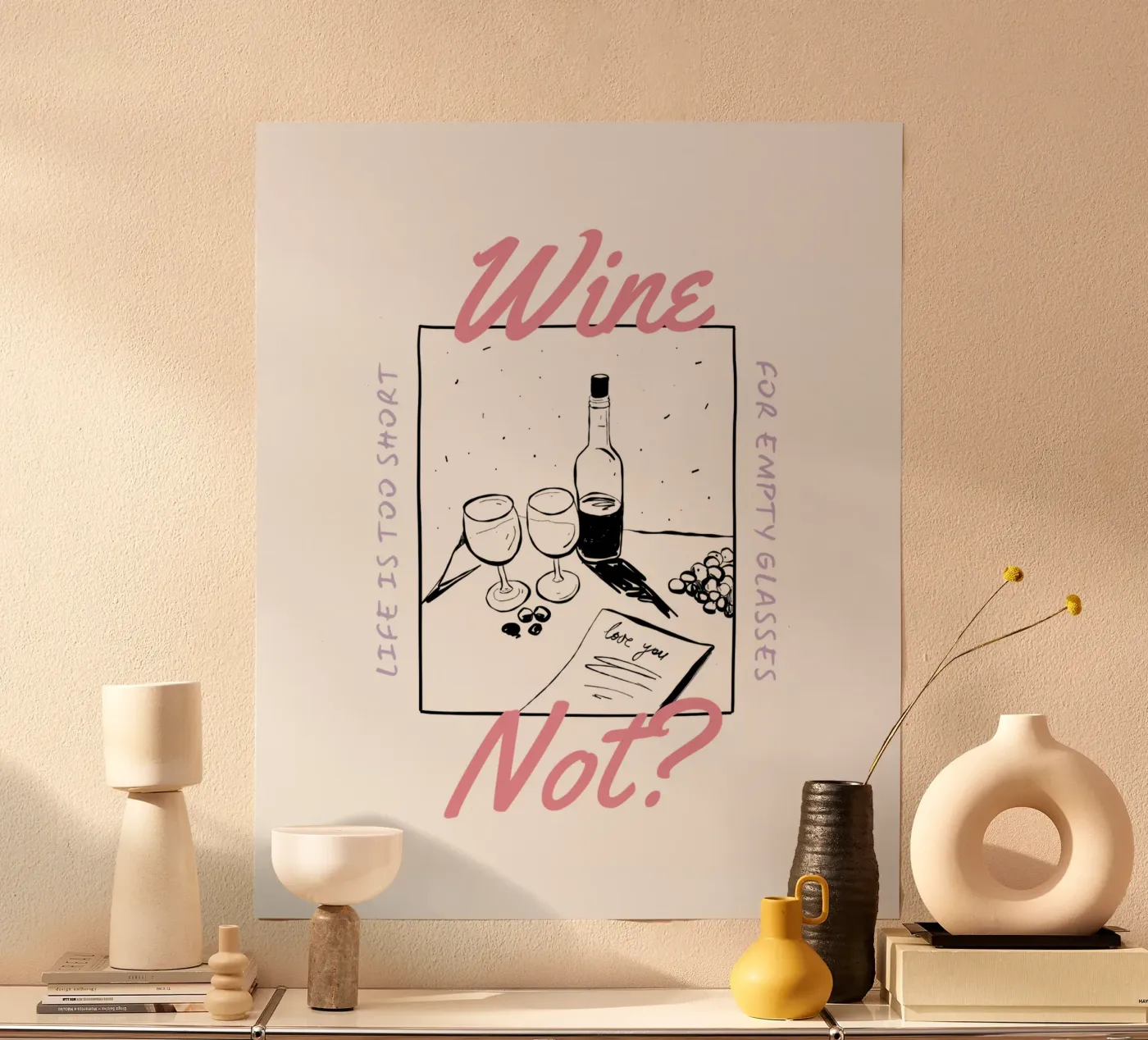 WINE NOT? poster da SMRT STUDIO