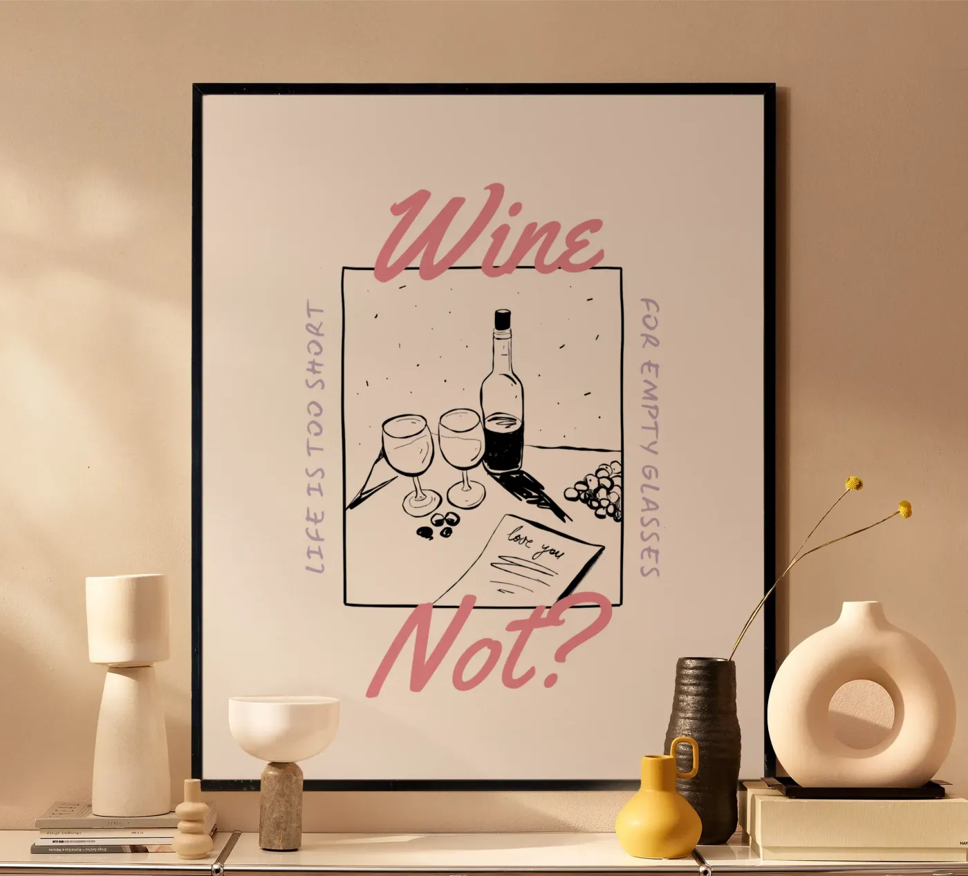WINE NOT? poster da SMRT STUDIO