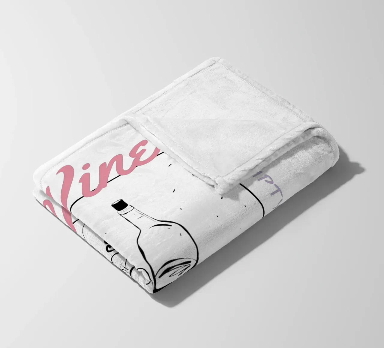 WINE NOT? coperta in pile da Einfach Uebel