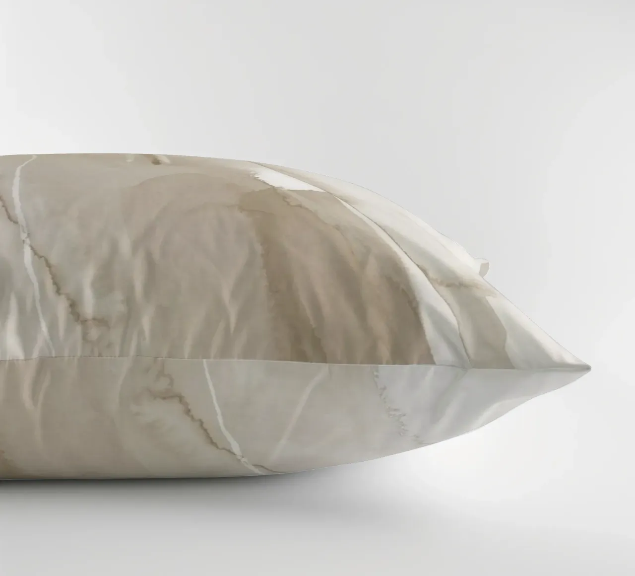 Brush strokes beige tones 1 kussen van NouveauPrints