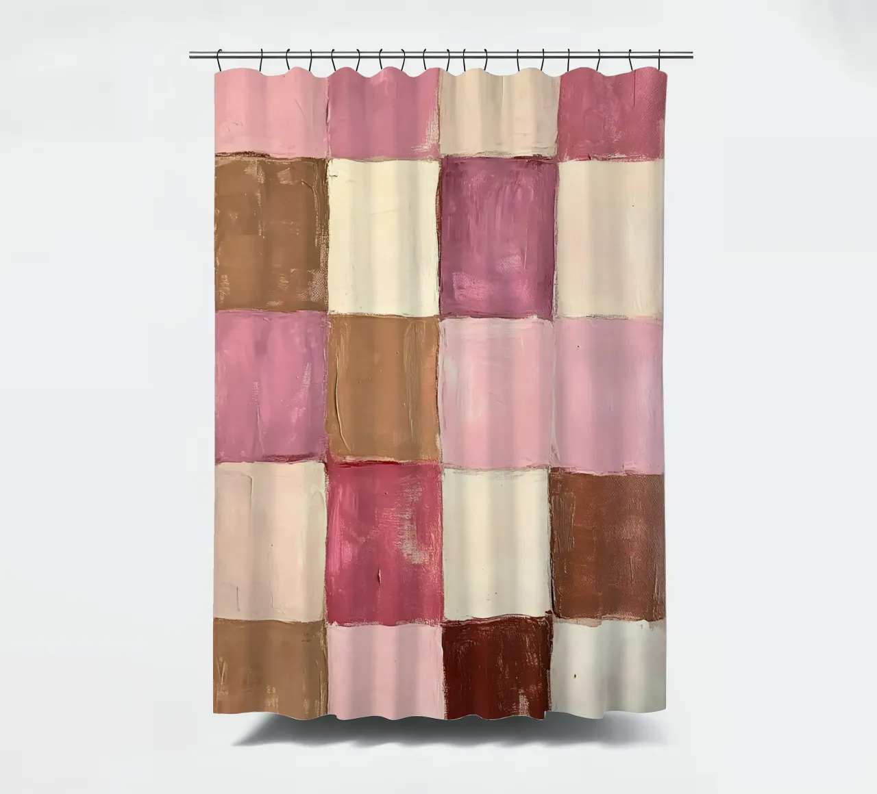 Pink Checks tenda da doccia da Gypsy Galleria